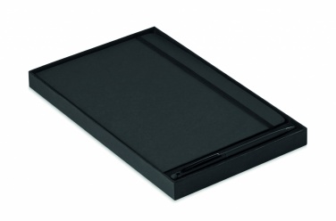 Logo trade promotional giveaway photo of: A5 notebook w/stylus 72 lined