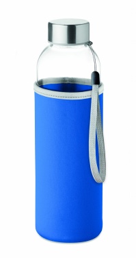 Logotrade promotional products photo of: Glass bottle in pouch 500ml