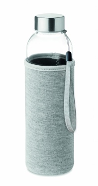Logotrade advertising product image of: Glass bottle in pouch 500ml