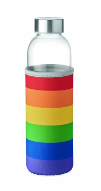 Logotrade promotional giveaway picture of: Glass bottle in pouch 500ml