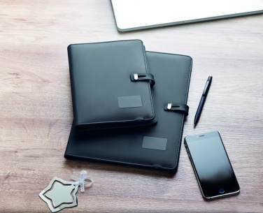 Logotrade promotional merchandise photo of: A4 folder w/wireless charger5W