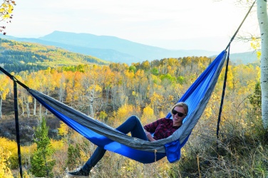 Logo trade promotional items image of: Hammock with mosquito net