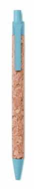 Logotrade promotional product picture of: Cork/ Wheat Straw/ABS ball pen
