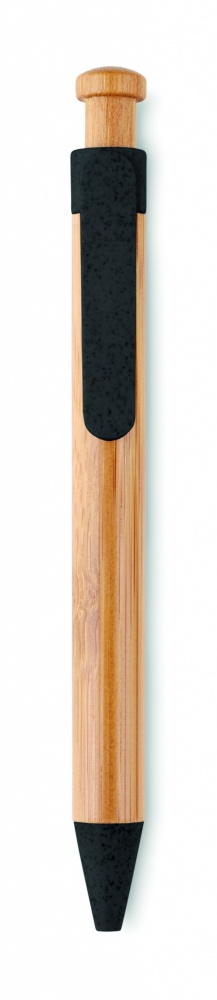 Logo trade promotional merchandise image of: Bamboo/Wheat-Straw ABS ball pen