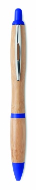 Logo trade promotional items picture of: Ballpoint pen made of ABS and bamboo