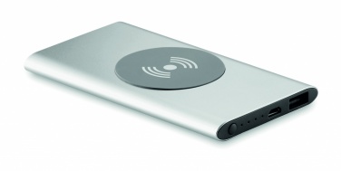 Logo trade promotional merchandise photo of: Wireless Power bank 4000mAh