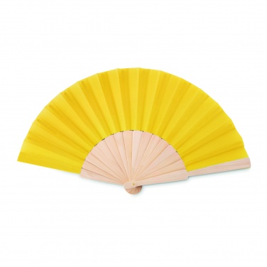 Logotrade corporate gift image of: Manual hand fan wood