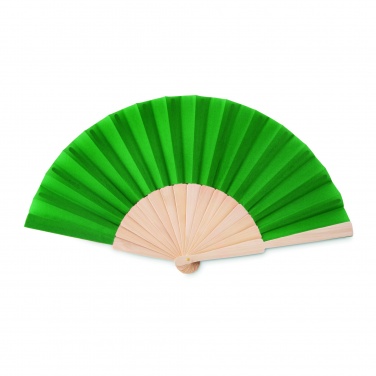 Logo trade promotional product photo of: Manual hand fan wood