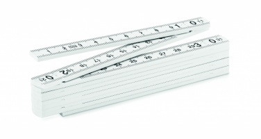 Logo trade promotional merchandise image of: Folding ruler 1m