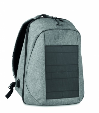Logo trade promotional gift photo of: Backpack solar
