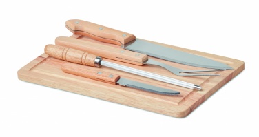 Logo trade advertising products picture of: Set of 4 BBQ Grilling accessori