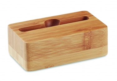 Logotrade promotional merchandise photo of: Bamboo phone stand-amplifier CARACOL