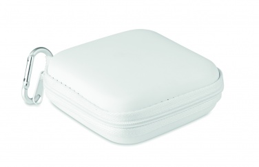 Logo trade promotional giveaways picture of: Wireless charger travel set