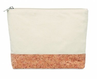 Logotrade promotional giveaways photo of: Cork & cotton cosmetic bag