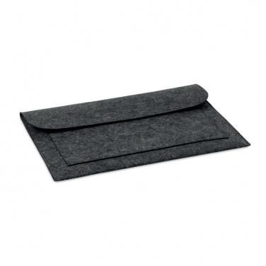Logo trade business gifts image of: 15 inch Felt laptop pouch