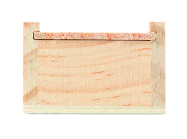Logo trade promotional item photo of: Stationery set in wooden box