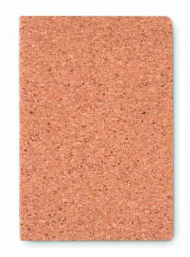 Logotrade promotional gift picture of: A5 cork notebook 96 lined