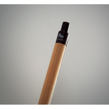 Logotrade promotional merchandise image of: Push ball pen coffee husk/ABS
