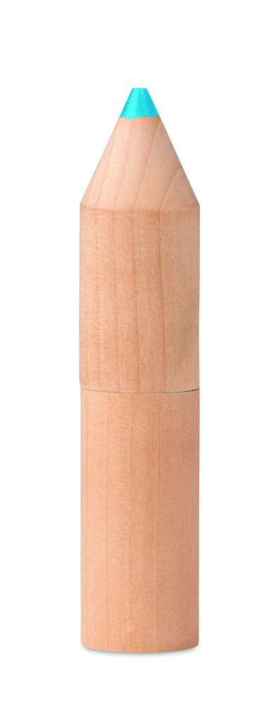 Logotrade advertising products photo of: 6 pencils in wooden box