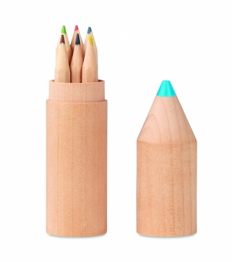 Logotrade promotional giveaways photo of: 6 pencils in wooden box