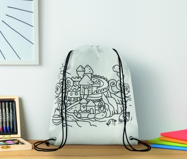 Logotrade promotional product picture of: Non woven kids bag with pens