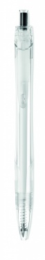 Logo trade corporate gifts image of: RPET push ball pen