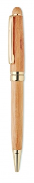Logotrade promotional merchandise image of: Bamboo twist-action ballpoint pen in a box