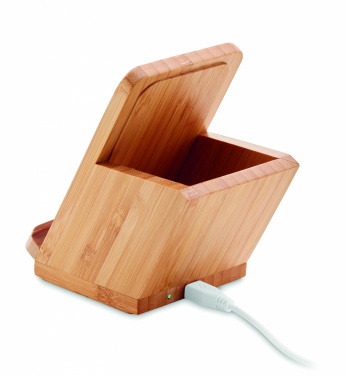 Logo trade advertising products picture of: Wireless charger pen holder 5W BAICOI