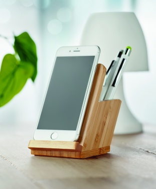 Logo trade business gifts image of: Wireless charger pen holder 5W BAICOI