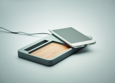 Logo trade promotional item photo of: Wireless charging organizer10W