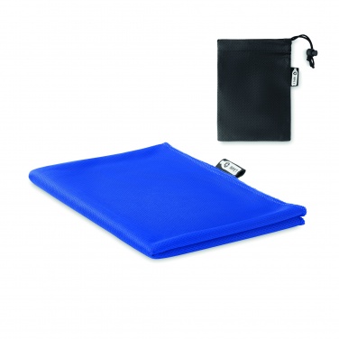 Logo trade corporate gifts picture of: RPET sports towel and pouch