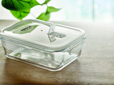 Logo trade corporate gifts image of: Glass lunchbox & PP lid 900ml