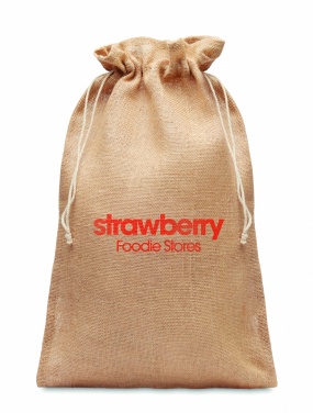 Logotrade promotional gifts photo of: Large jute gift bag 30x47 cm