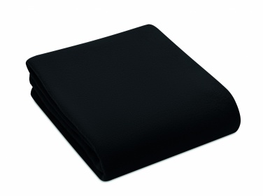 Logo trade promotional giveaways picture of: RPET fleece travel blanket