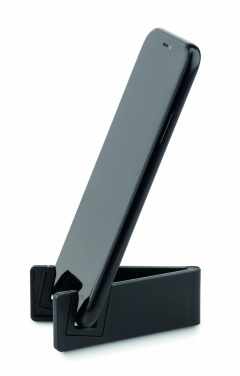 Logo trade advertising products image of: Phone holder bamboo fibre/PP