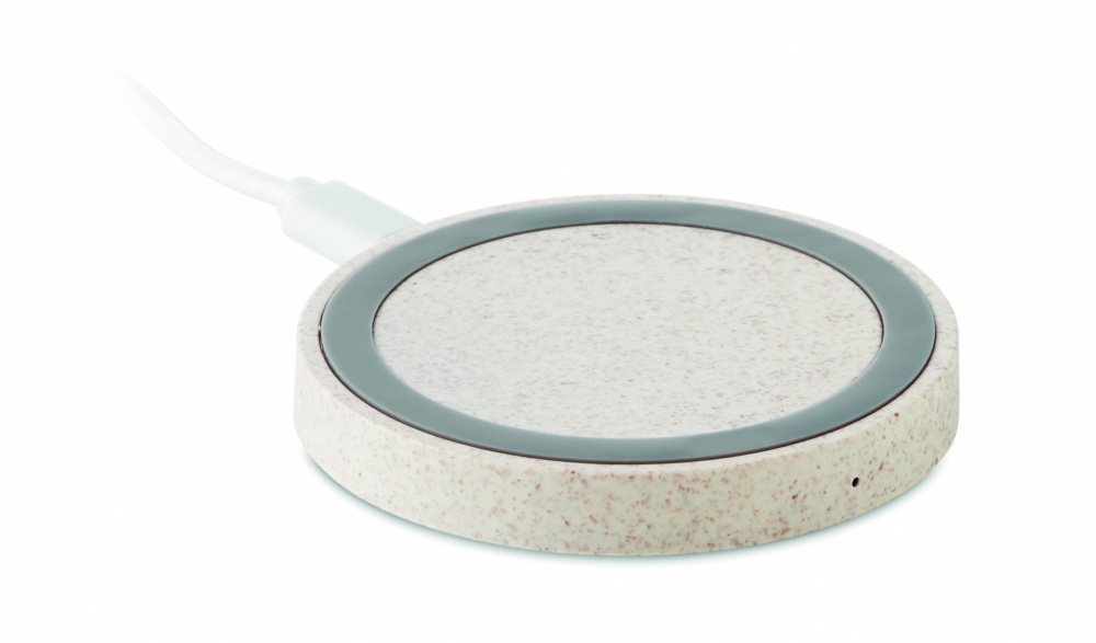 Logotrade promotional item image of: Wheat straw/ABS charger 5W