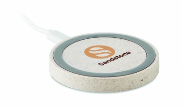Logo trade promotional gift photo of: Wheat straw/ABS charger 5W