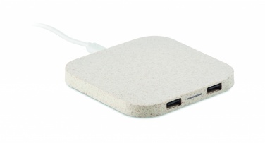 Logotrade promotional gifts photo of: Hub charger wheat straw/ABS 5W