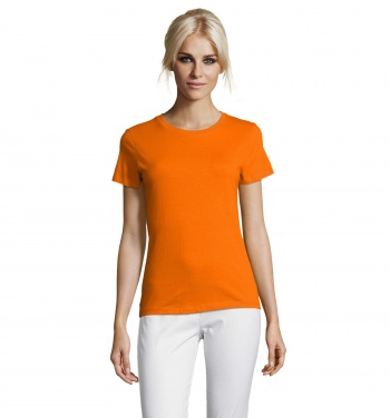 Logo trade corporate gifts image of: REGENT WOMEN T-SHIRT 150g