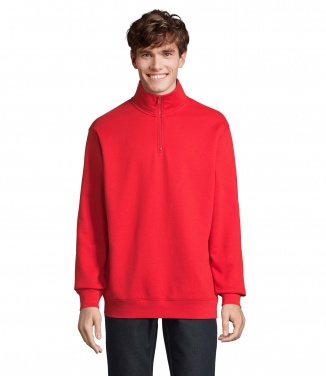Logotrade promotional giveaways photo of: CONRAD Sweat Zip Collar