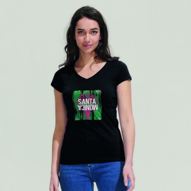 Logo trade promotional merchandise image of: MOON WOMEN T-SHIRT 150g