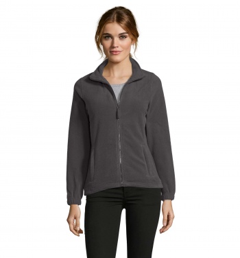 Logo trade promotional merchandise picture of: NORTH WOMEN ZIPPED FLEECE