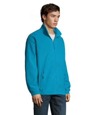 Logo trade promotional merchandise image of: NORTH Zipped Fleece Jacket
