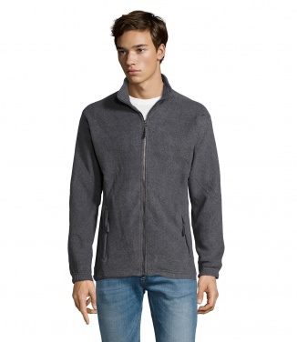 Logo trade promotional gifts image of: NORTH Zipped Fleece Jacket