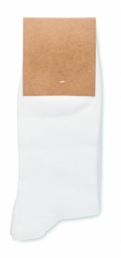 Logo trade promotional gift photo of: Pair of socks in gift box L