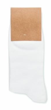 Logo trade promotional gift photo of: Pair of socks in gift box L