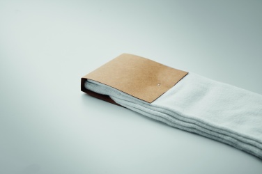 Logo trade promotional products picture of: Pair of socks in gift box L