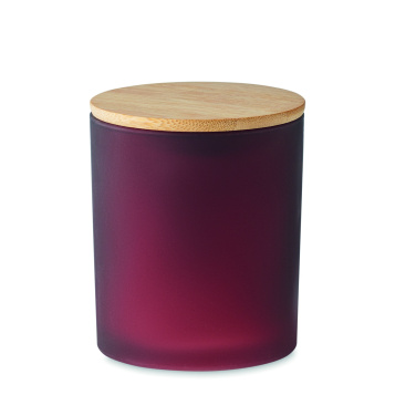 Logo trade corporate gifts picture of: Plant based wax candle 200 gr