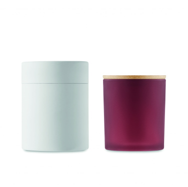 Logo trade promotional giveaways image of: Plant based wax candle 200 gr