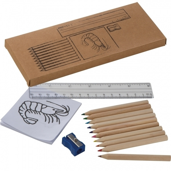 Logotrade promotional merchandise photo of: Drawing set for kids LITTLE PICASSO